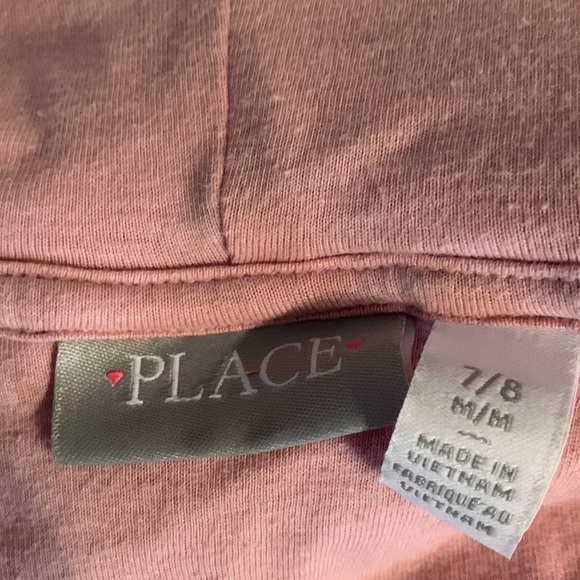 💗✨💗Children’s Place pink and white zip fluffy jacket - Picture 5 of 8